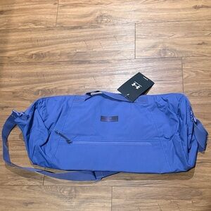 Under Armour Blue Duffel Bag with Shoulder Strap